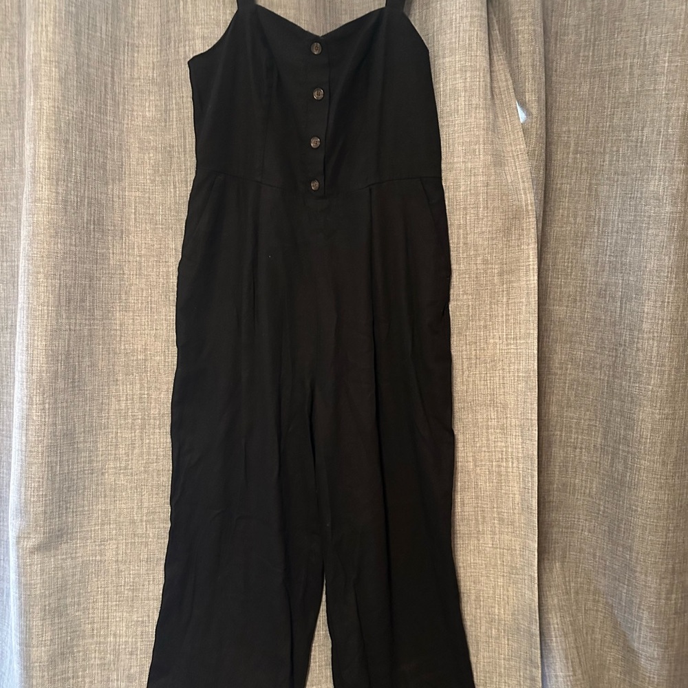 Old Navy Black Jumpsuit Contemporary Style